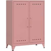 Buffet Bisley Fern Métal 800 x 400 x 110 mm Rose pastel