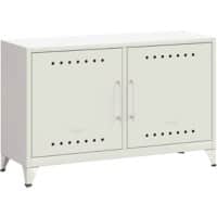 Buffet Bisley Fern Métal 1140 x 400 x 725 mm Blanc signalisation