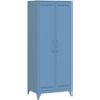 Bisley Fern Garderobe Metaal 700 x 510 x 1,800 mm Blauw