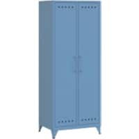 Bisley Fern Garderobe Metaal 700 x 510 x 1,800 mm Blauw