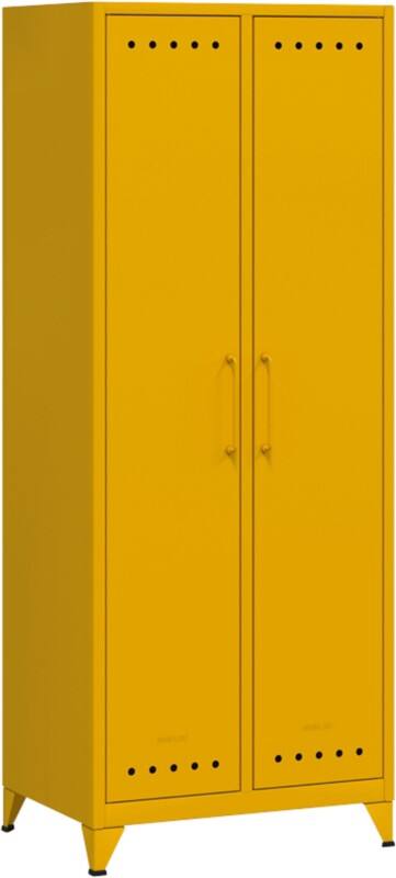 Penderie Bisley Fern Métal 700 x 510 x 1800 mm Jaune tournesol