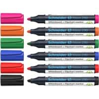 Schneider Maxx 290 96082000 Whiteboard-marker Kleurenassortiment Breed Viltstift 2 - 3 mm 6 Stuks