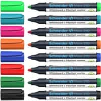 Schneider Maxx 290 96082000 Whiteboard-marker Kleurenassortiment Breed Viltstift 2 - 3 mm 8 Stuks