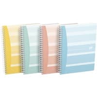 Cahier OXFORD Go Iconic A5 Quadrillé Carton revêtu de plastique Multicolore Sans perforation 120 pages 6 unités