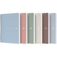 Cahier OXFORD My Rec’Up A5 Quadrillé Carton verni mat Multicolore Sans perforation 180 Pages 5 unités