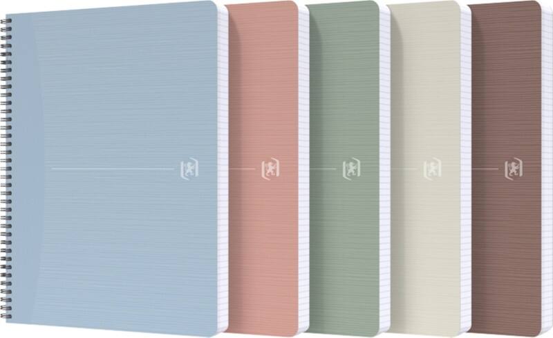 Cahier OXFORD My Rec’Up A4 Quadrillé Reliure à double fil Carton verni mat Multicolore  180 Pages 5 Unités de 90 Feuilles