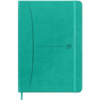 Cahier OXFORD Signature A5 Pointillé papier Reliure cousue Papier Turquoise Perforé 200 pages