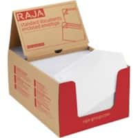 RAJA Zelfklevend Paklijstenveloppen C5 Transparant PE (Polyetheen), siliconepapier 16,5 (B) x 22,5 (H) cm 250 Stuks