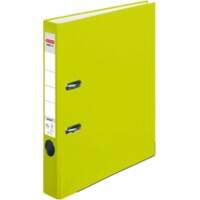 Classeur à levier herlitz MaX.file Protect PP A4 55 mm Vert fluo 2 anneaux Carton, PP (Polypropylène) Relief