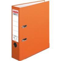 herlitz maX.file protect Classeur A4 80 mm Oranje 2 ringen Karton, PP (Polypropeen) Reliëf