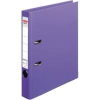 Classeur à levier herlitz MaX.file Protect plus A4 55 mm Violet 2 anneaux Carton, PP (Polypropylène) Relief