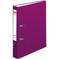 herlitz MaX. Protect plus Ordner A4 55 mm Paars 2-rings Karton, PP (Polypropeen) Reliëf