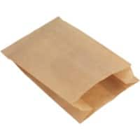 RAJA Draagtas Kraft Papier Bruin 12 x 5 x 22 cm 1000 Stuks