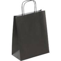 RAJA Fourre-tout Papier Noir 30 x 12 x 23 cm 50 Unités