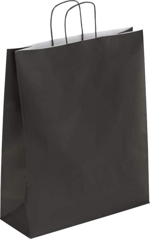 RAJA Fourre-tout Papier Noir 40 x 14 x 35 cm 50 Unités