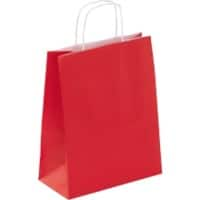 RAJA Draagtas Papier Rood 30 x 12 x 23 cm 50 Stuks