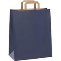 RAJA Draagtas Papier Blauw 17 x 45 x 32 cm 50 Stuks