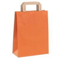 RAJA Draagtas Papier Oranje 12 x 35 x 26 cm 50 Stuks