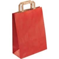 RAJA Draagtas 80 g/m² Rood 26 x 12 x 35 cm 50 Stuks