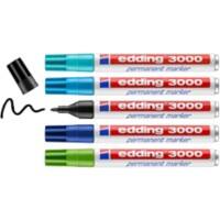 Marqueur permanent EDDING e-3000 Pointe moyenne ogive Assortiment