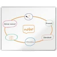 Tableau blanc Nobo Premium Plus 1915147 Montage mural Magnétique Émaillé 150 x 120 cm