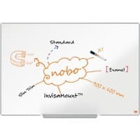 Nobo Impression Pro whiteboard 1915395 wandmontage magnetisch email 90 x 60 cm smal frame