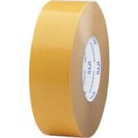 RAJA Dubbelzijdige tape Wit 50 mm (B) x 50 m (L) PP (Polypropeen) 3 Stuks