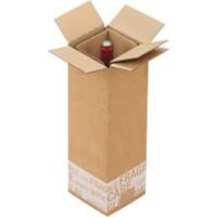 RAJA Caisse carton pour bouteilles Double paroi Carton 110 (l) x 360 (P) x 110 (H) mm Brun 20 Unités