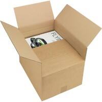 RAJA Boîte d'expédition Paroi simple Carton 300 (l) x 300 (P) x 400 (H) mm Brun 20 Unités