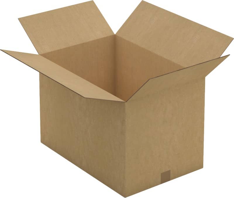 RAJA Verzenddoos Dubbele Wand Karton 400 (B) x 400 (D) x 500 (H) mm Bruin 10 Stuks