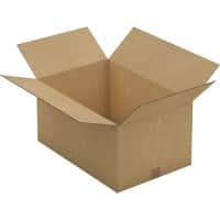 RAJA Boîte d'expédition Double paroi Carton 400 (l) x 300 (P) x 600 (H) mm Brun 10 Unités