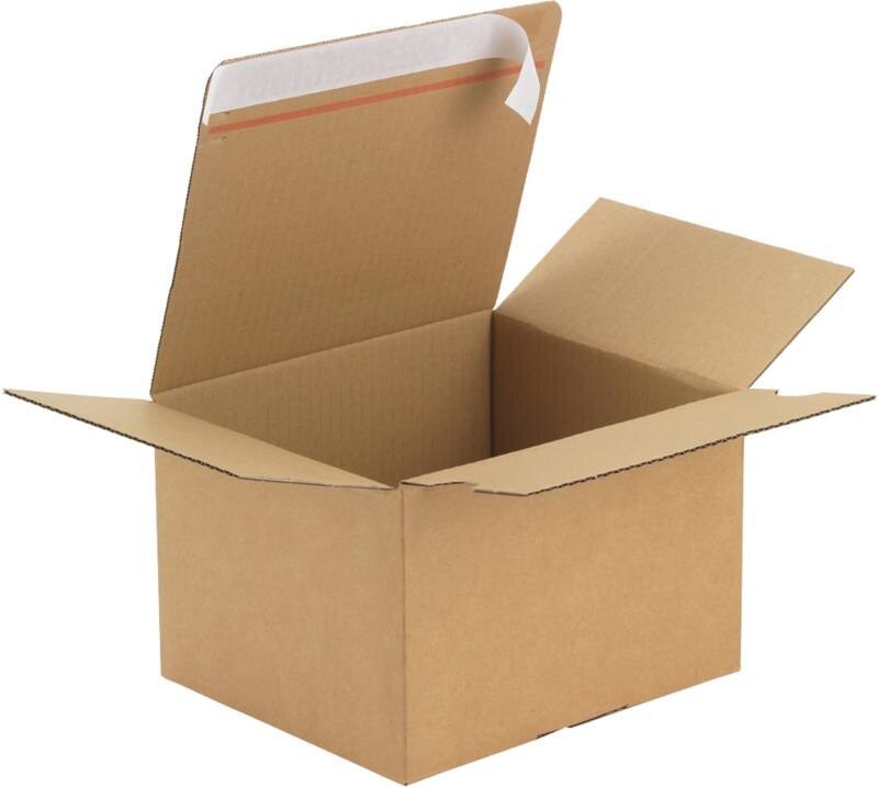 Caisse en carton Raja Marron 160 x 130 x 70 mm 20 Unités