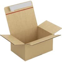 RAJA Boîte d'expédition Paroi simple Carton 155 (l) x 110 (P) x 210 (H) mm Brun 20 Unités