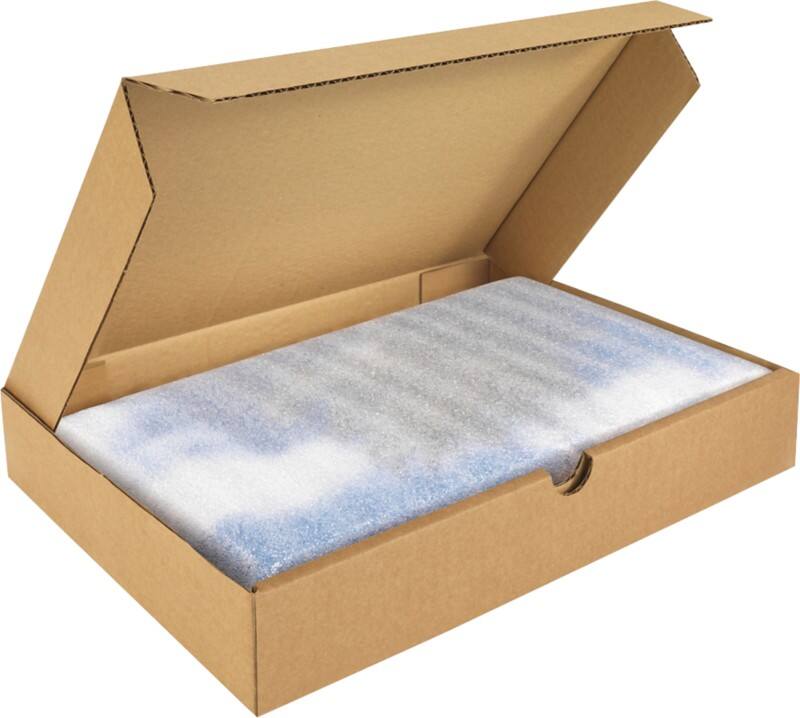 RAJA Verzenddoos Enkele Wand Karton 220 (B) x 50 (D) x 310 (H) mm Bruin 50 Stuks