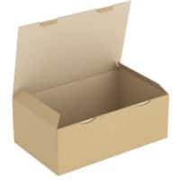 RAJA Boîte d'expédition Paroi simple Carton 250 (l) x 150 (P) x 400 (H) mm Brun 50 Unités