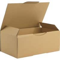 RAJA Boîte d'expédition Paroi simple Carton 150 (l) x 100 (P) x 250 (H) mm Brun 50 Unités
