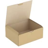 RAJA Boîte d'expédition Paroi simple Carton 200 (l) x 100 (P) x 250 (H) mm Brun 50 Unités