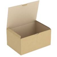 RAJA Boîte d'expédition Paroi simple Carton 220 (l) x 150 (P) x 310 (H) mm Brun 50 Unités