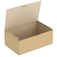 RAJA Boîte d'expédition Paroi simple Carton 220 (l) x 130 (P) x 350 (H) mm Brun 50 Unités