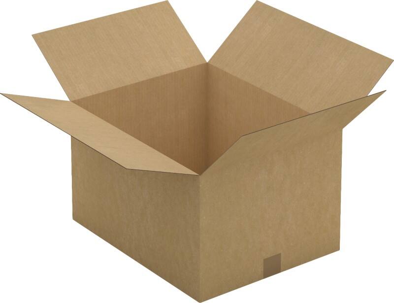 Caisse en carton Raja Marron 500 x 400 x 300 mm 20 unités