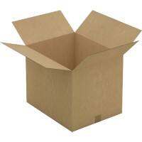 RAJA Boîte d'expédition Paroi simple Carton 400 (l) x 400 (P) x 500 (H) mm Brun 20 Unités