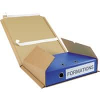 RAJA Boîte d'expédition Paroi simple Carton Brun 365mm x 300mm x 82mm 25 Unités