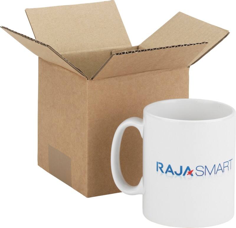 RAJA Verzenddoos Enkele Wand Karton 100 (B) x 100 (D) x 100 (H) mm Bruin 25 Stuks