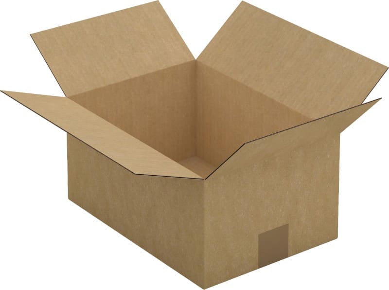 RAJA Verzenddoos Enkele Wand Karton 220 (B) x 150 (D) x 310 (H) mm Bruin 25 Stuks