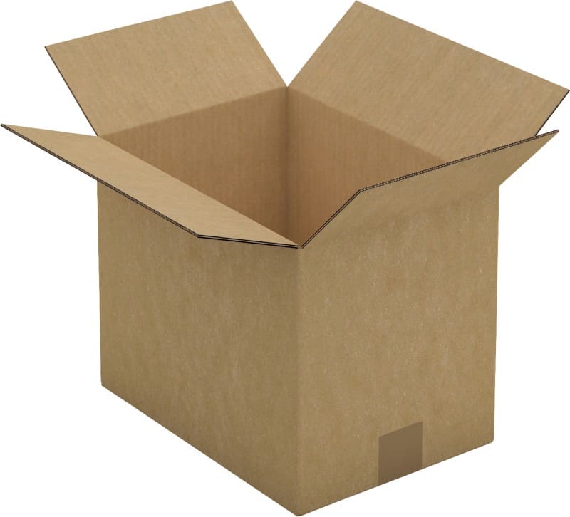 RAJA Verzenddoos Enkele Wand Karton 230 (B) x 250 (D) x 350 (H) mm Bruin 25 Stuks