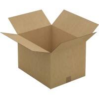 RAJA Boîte d'expédition Paroi simple Carton 300 (l) x 270 (P) x 400 (H) mm Brun 25 Unités