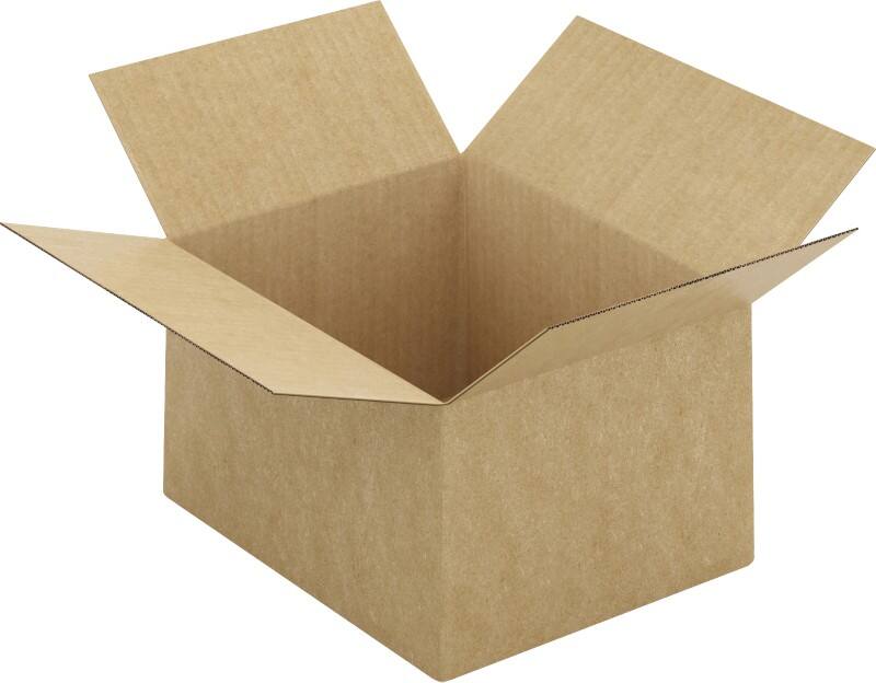 Caisse en carton Raja Marron 250 x 200 x 150 mm 20 unités