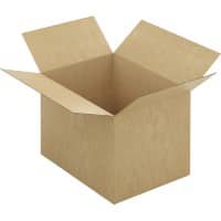 RAJA Boîte d'expédition Paroi simple Carton 290 (l) x 280 (P) x 390 (H) mm Brun 20 Unités