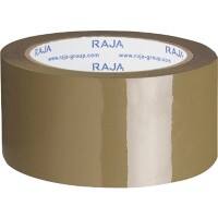 RAJA verpakkingstape laag geluidsniveau bruin 48 mm (B) x 66 m (L) PP (polypropeen) 36 stuks