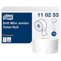 Tork Mini Jumbo Toiletpapier T2 2-laags 110253 12 Rollen à 850 Vellen